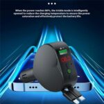 Y2 Bluetooth Car MP3 Player & FM Transmitter with Retractable USB-C Cables - Image 3