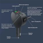 Y2 Bluetooth Car MP3 Player & FM Transmitter with Retractable USB-C Cables - Image 8