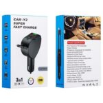 Y2 Bluetooth Car MP3 Player & FM Transmitter with Retractable USB-C Cables - Image 9