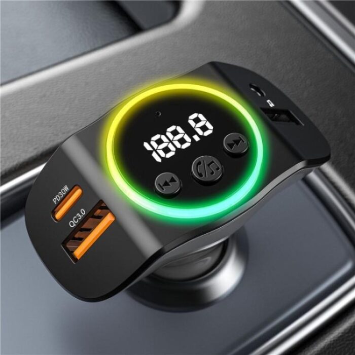 C8 Bluetooth 5.3 Car Receiver with AUX & Dual USB Charger - Image 8