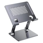 J26S Adjustable Foldable Metal Tablet Stand for Phones and Tablets