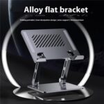 J26S Adjustable Foldable Metal Tablet Stand for Phones and Tablets - Image 2
