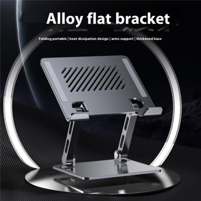 J26S Adjustable Foldable Metal Tablet Stand for Phones and Tablets - Image 2