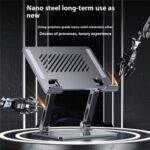 J26S Adjustable Foldable Metal Tablet Stand for Phones and Tablets - Image 4