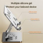 J58 Dual-Rod Foldable Rotating Tablet Stand, Height Adjustable 35 to 200 mm - Image 7