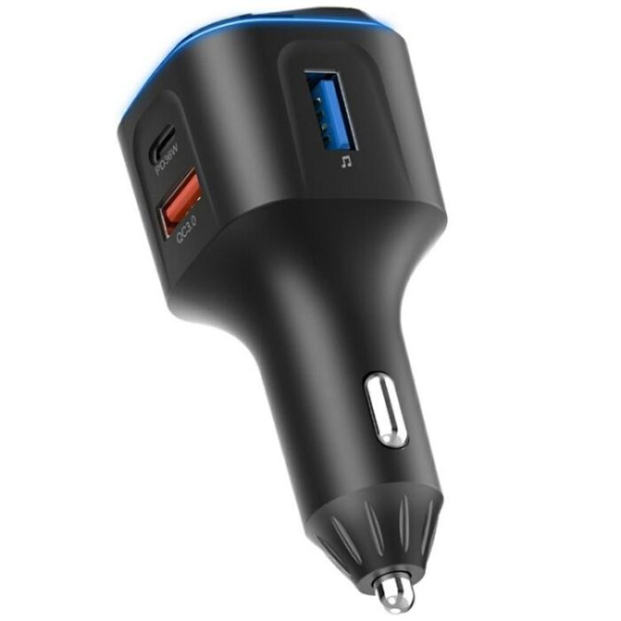 BC80 Bluetooth Car Charger MP3 Player with Voltage Display - Image 2
