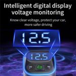 BC80 Bluetooth Car Charger MP3 Player with Voltage Display - Image 6