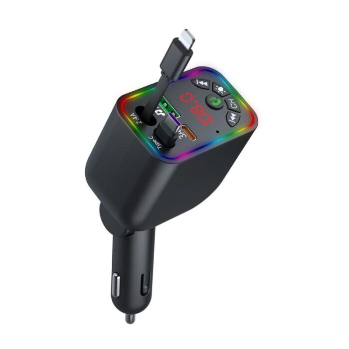 L5 Bluetooth 5.3 FM Transmitter with Fast Car Charger - Image 2