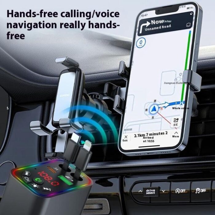 L5 Bluetooth 5.3 FM Transmitter with Fast Car Charger - Image 12