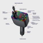 L5 Bluetooth 5.3 FM Transmitter with Fast Car Charger - Image 3
