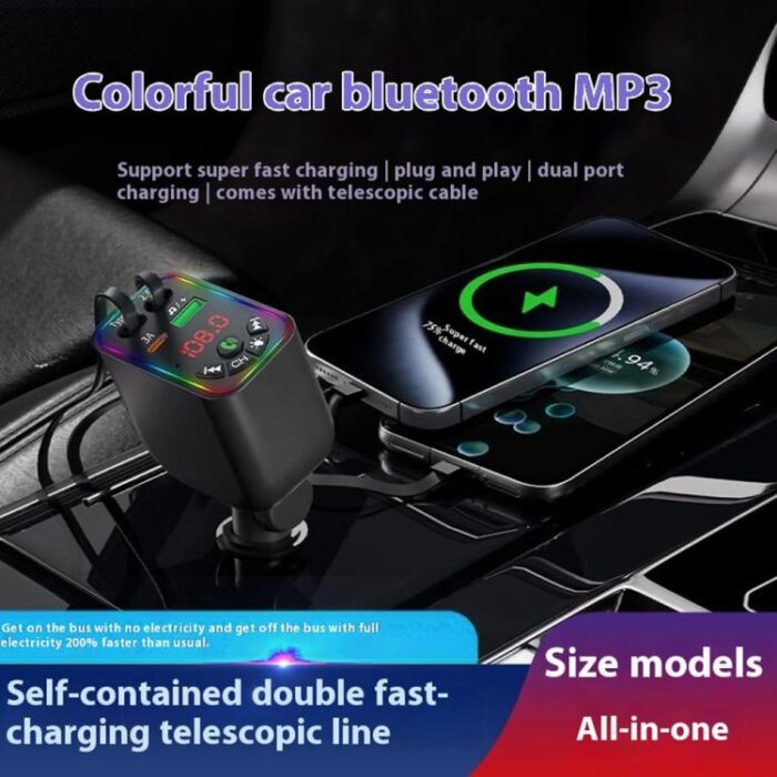 L5 Bluetooth 5.3 FM Transmitter with Fast Car Charger - Image 5