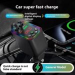 L5 Bluetooth 5.3 FM Transmitter with Fast Car Charger - Image 6