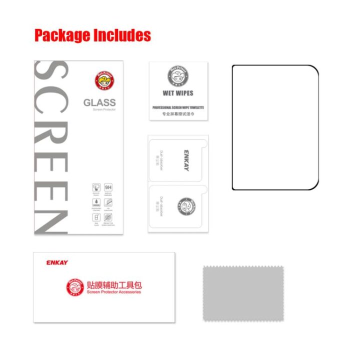 ENKAY Anti-Glare Tempered Glass for iPhone, Thick Glue, No White Edge - Image 5