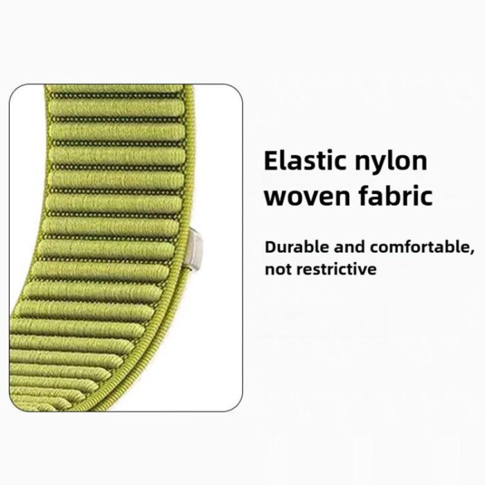 Woven Nylon Hook & Loop Watch Strap, 18mm / 20mm - Image 8