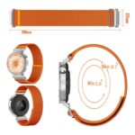 Adjustable Single Loop Elastic Nylon Watch Strap, 18 / 20 / 22mm - Image 5