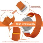 Adjustable Single Loop Elastic Nylon Watch Strap, 18 / 20 / 22mm - Image 6