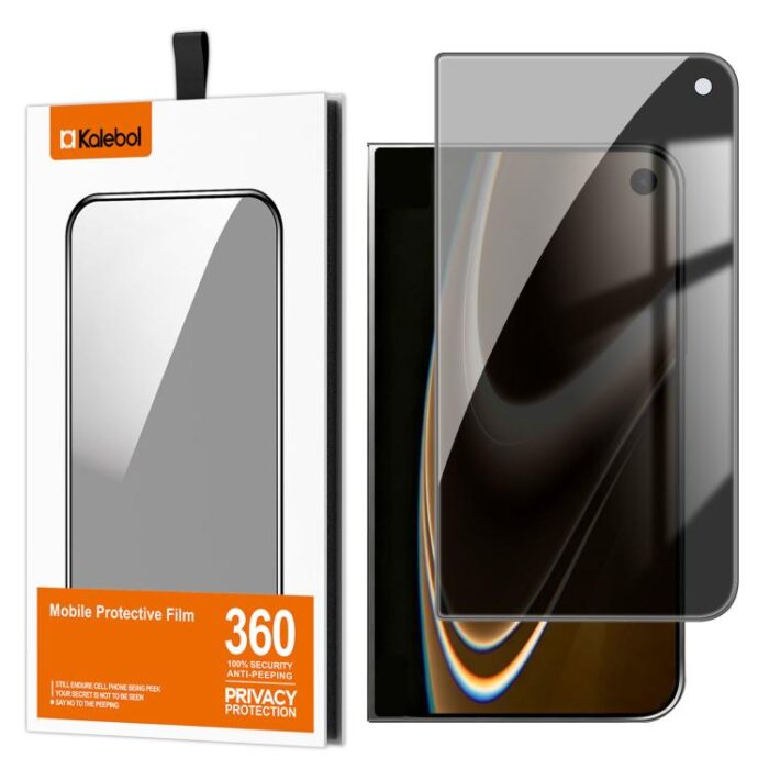 Kalebol Full-Coverage Privacy Tempered Glass for iPhone, 28-Degree - Image 2