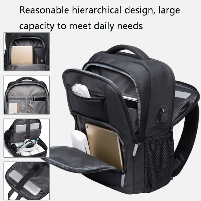 BANGE BG-1921 College Student Schoolbag Waterproof Busine... - Image 5