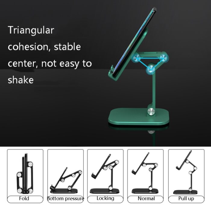 CYX-PH2 Folding Telescopic Phone and Tablet Stand, up to 7.9 inch - Image 4