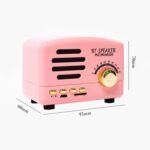 BT01 Retro Mini Bluetooth Speaker and Radio, 5W, TF Card - Image 3