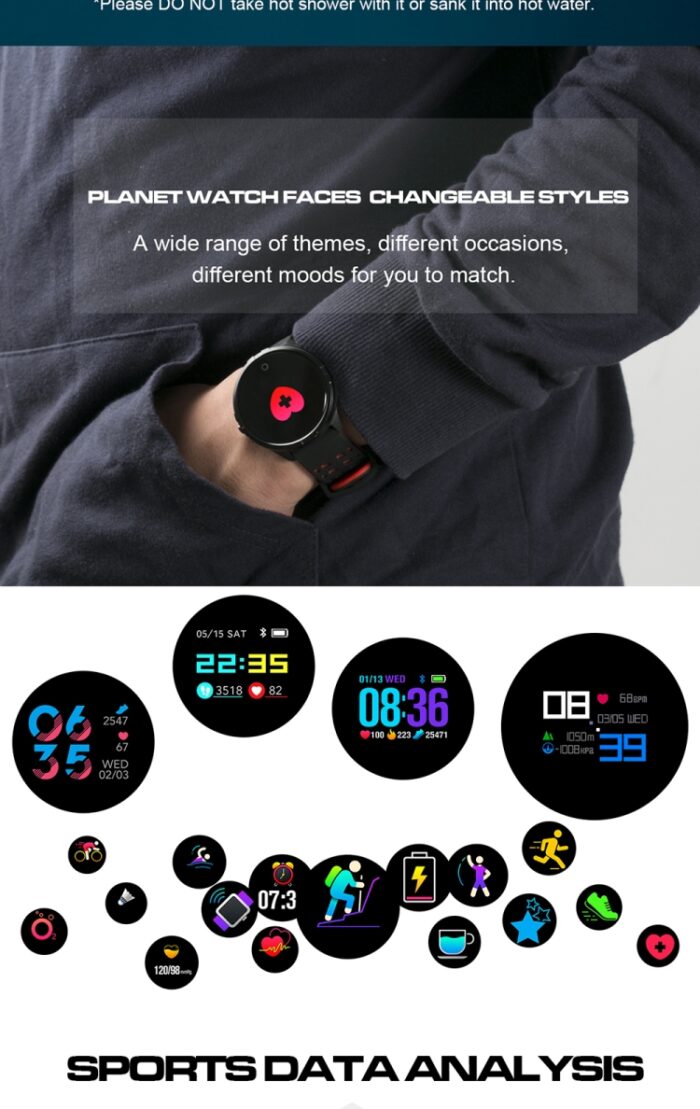 X7 Men's Sports Smartwatch, IP68, Heart Rate, Sleep and Step Tracking - Image 15