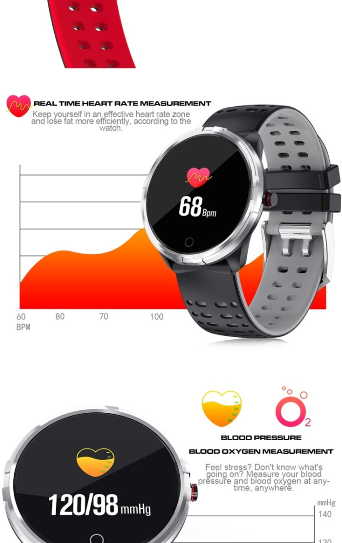 X7 Men's Sports Smartwatch, IP68, Heart Rate, Sleep and Step Tracking - Image 18