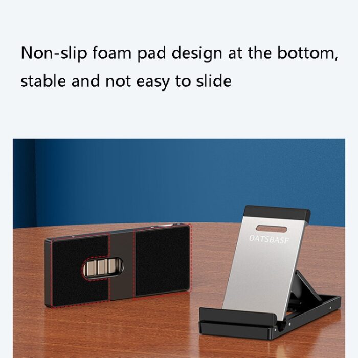 Oatsbasf Portable Folding Phone and Tablet Stand, Six Angles, 48 g - Image 4