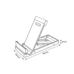 Oatsbasf Portable Folding Phone and Tablet Stand, Six Angles, 48 g - Image 7