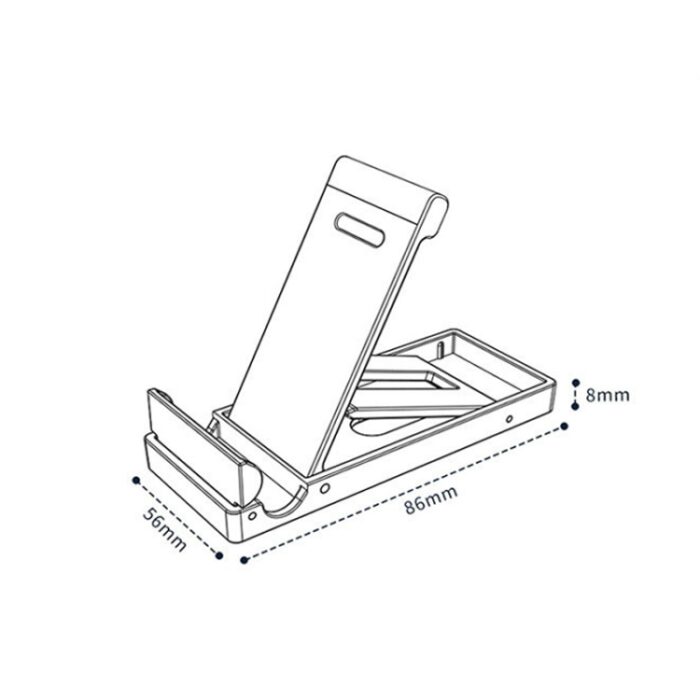 Oatsbasf Portable Folding Phone and Tablet Stand, Six Angles, 48 g - Image 7