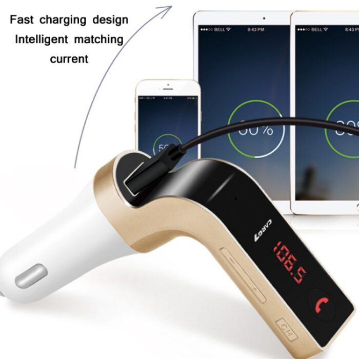 G7 Bluetooth FM Transmitter Car MP3 Player with USB Charger - Image 5