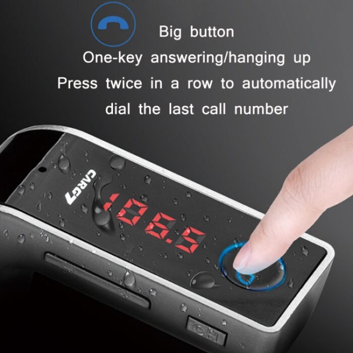 G7 Bluetooth FM Transmitter Car MP3 Player with USB Charger - Image 6