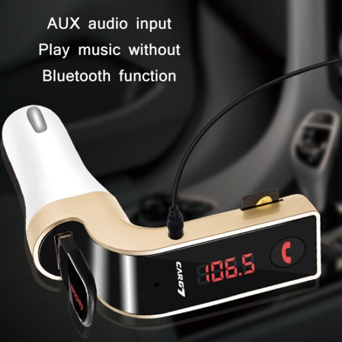 G7 Bluetooth FM Transmitter Car MP3 Player with USB Charger - Image 7