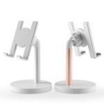 MT-100 Aluminium Column Phone and Tablet Stand, Weighted Round Base - Image 2