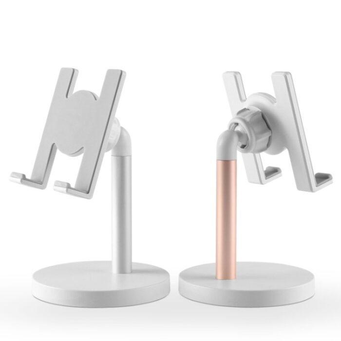 MT-100 Aluminium Column Phone and Tablet Stand, Weighted Round Base - Image 2