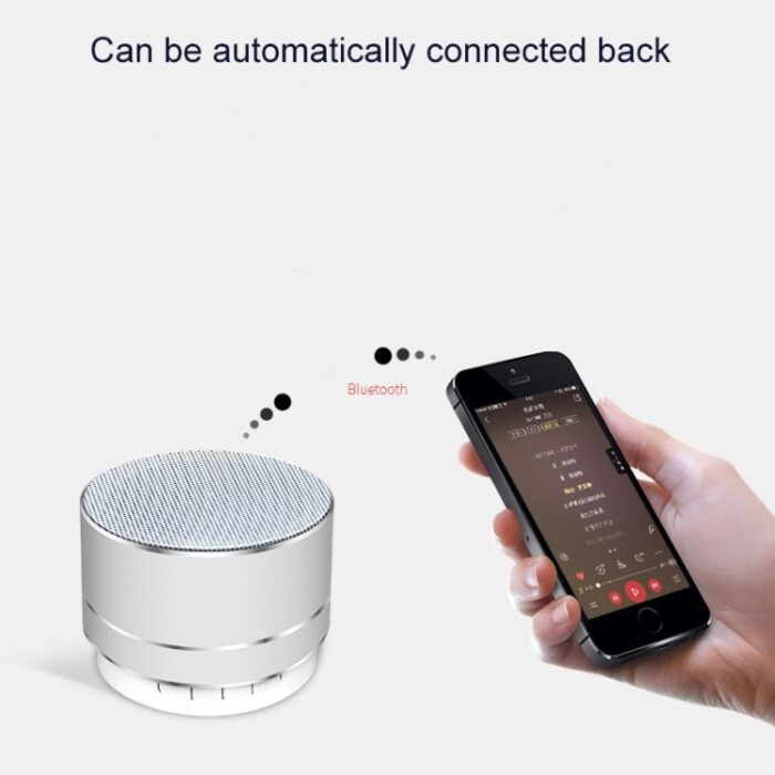 Mini Metal Bluetooth Speaker, 3W, TF Card, Five Colours - Image 5