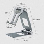 Z10A Aluminium Folding Desktop Phone and Tablet Stand, Dual Hinge - Image 3