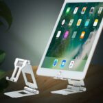 Z10A Aluminium Folding Desktop Phone and Tablet Stand, Dual Hinge - Image 6