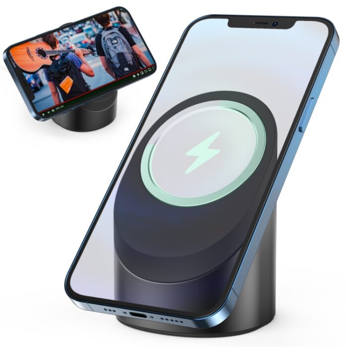AhaStyle MagSafe Charger Stand for iPhone, Aluminium Base - Image 3