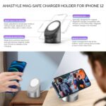 AhaStyle MagSafe Charger Stand for iPhone, Aluminium Base - Image 7