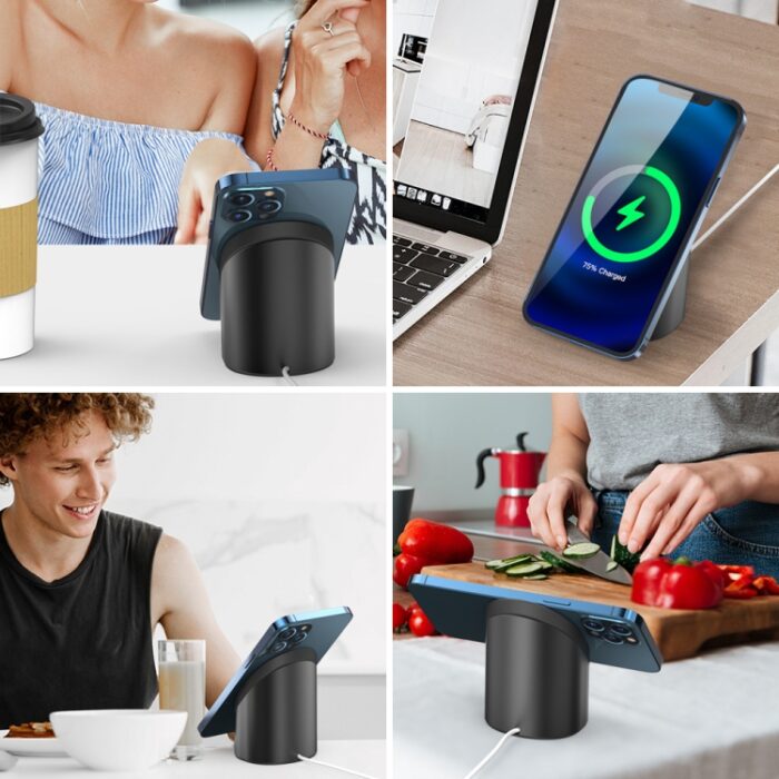 AhaStyle MagSafe Charger Stand for iPhone, Aluminium Base - Image 9
