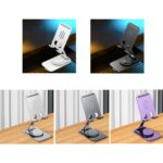 360-Degree Rotating Foldable Metal Phone Holder, 5 kg Load - Image 2