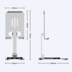 360-Degree Rotating Foldable Metal Phone Holder, 5 kg Load - Image 3