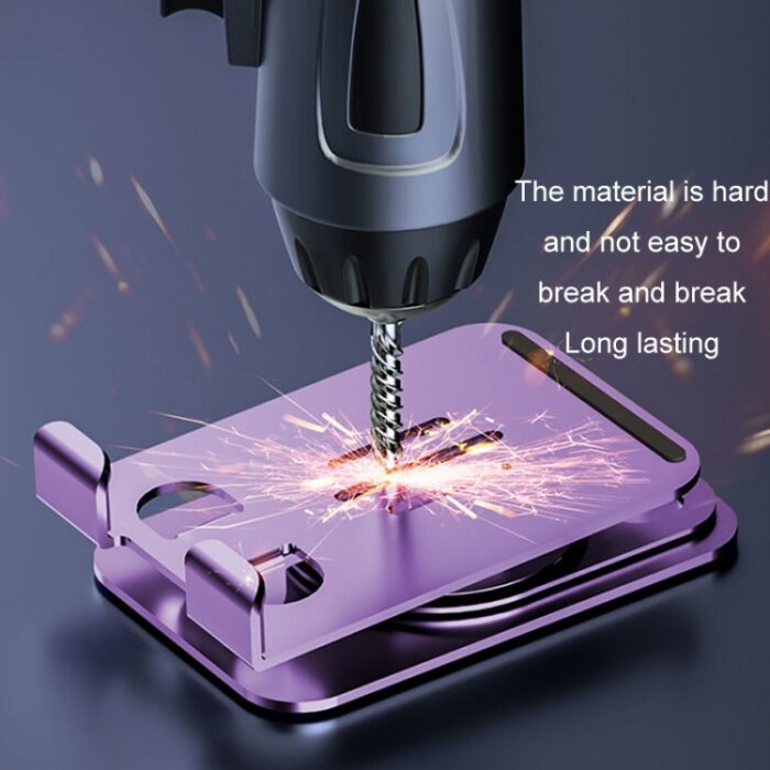 360-Degree Rotating Foldable Metal Phone Holder, 5 kg Load - Image 8