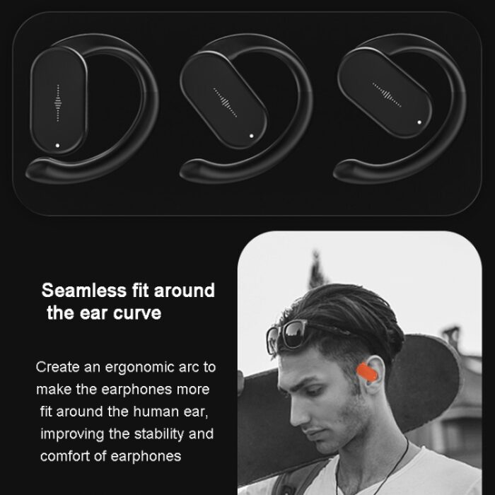 HD313 Ear Hook Open-Ear Sports Headphones with Bass - Image 4