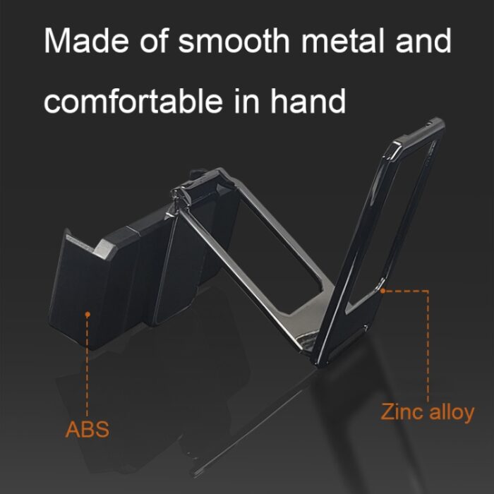 Back-Clip Double Ring Magnetic Folding Phone Stand - Image 4