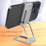 Back-Clip Double Ring Magnetic Folding Phone Stand - Image 6