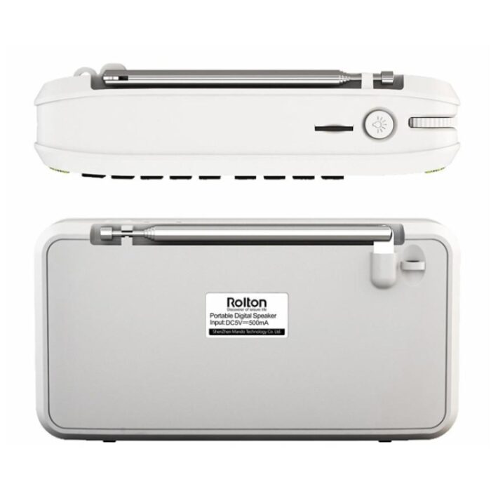 Rolton E500 Portable Bluetooth Speaker with FM Radio and Microphone - Image 3