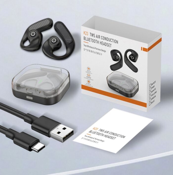 K23 Open-Ear Air Conduction Wireless Earbuds, Ear Hook, Bluetooth 5.3 - Image 11