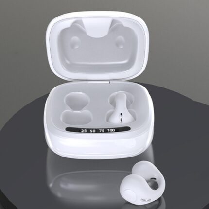 JX80 Clip-On Open-Ear Wireless Earbuds, Bluetooth 5.3, ENC