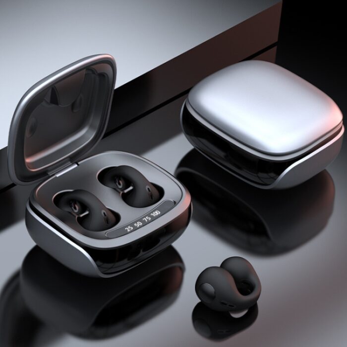 JX80 Clip-On Open-Ear Wireless Earbuds, Bluetooth 5.3, ENC - Image 2